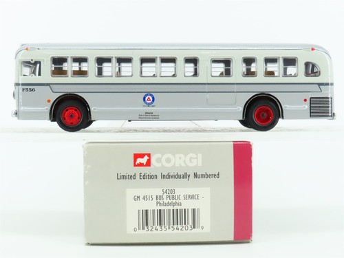 Corgi 54203 Die-Cast GM 4515 Bus Public Service Philadelphia Bus Maßstab 1:50