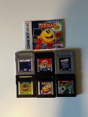 Nintendo GameBoy Game Cartridge Lot Of 6 Games. Please See Photos For Titles.
