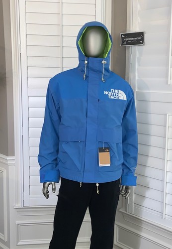 The North Face Men’s 1986 Low Fi Hi Tek Mountain Waterproof Hooded Jacket - Blue - Picture 2 of 15