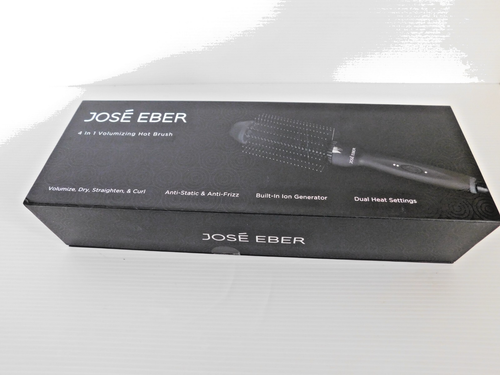 JOSÉ EBER 4 IN 1 VOLUMIZING HOT HAIR BRUSH Model #1654669 DUAL VOLTS ANTI STATIC - Picture 4 of 5