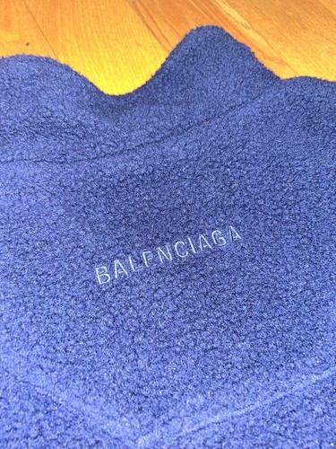 Size 46 Fr- M/L - Balenciaga Convertible Fleece - Navy - Picture 6 of 6