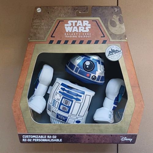 Star Wars Galaxy’s Edge Handelsposten anpassbar R2-D2 Droide Plüsch Brandneu - Bild 1 von 2