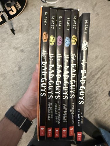 The Bad Guys Paperback Book Set Books 1-6 By Aaron Blabey (2020,Paperback)