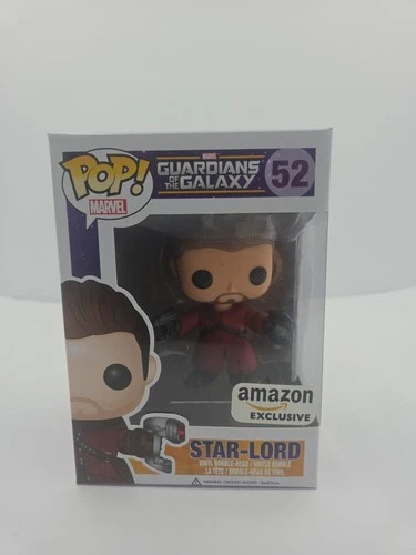 Funko Pop Marvel Guardians of the Galaxy Star-Lord #52 Vinyl Figure VG