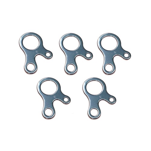  5pcs Outdoor Survival Multi-purpose Stainless Steel 3-Hole Buckle Knotting Tool - Picture 1 of 4
