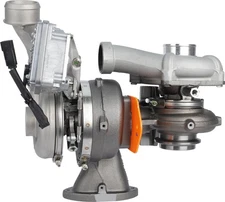 BORGWARNER 479514 REMAN TURBO HP/LP SET W/SRA ACTUATOR 2008-2010 FORD 6.4L