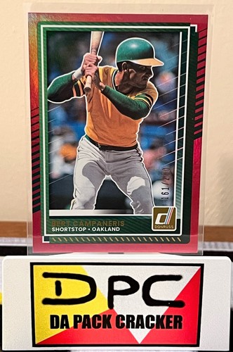 BERT CAMPANERIS *Red Foil* 2025 Donruss Red #42 **SERIAL #’d 161/250**