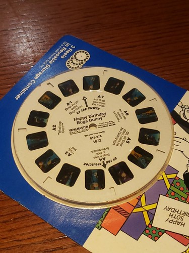 Rare "HAPPY BIRTHDAY BUGS BUNNY" View-Master 3D NEW SEALED Blaster Pack #1072 - Picture 4 of 8