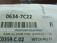 Versa-Matic E1AP3R339 1" Aluminum Diaphragm Pump w/ Muffler - Reconditioned