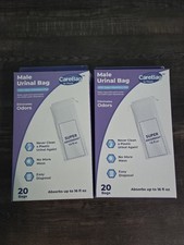 CareBag Medical Grade Super Absorbent Male Urinal Bag 20 Count Lot Of 2 Open Box