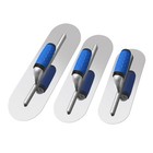 3 Piece Stainless Steel Trowel Scraper Tools Set for Masonry Cement and Drywall