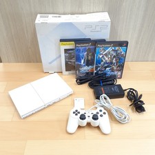 Playstation 2 ceramic white console with 3 games memory S/NO. MATCH US DUTY PAID