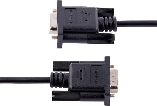 StarTech.com 3m RS232 Serial Null Modem Cable, Crossover Serial Cable w/Al-Mylar - Photo 4/5
