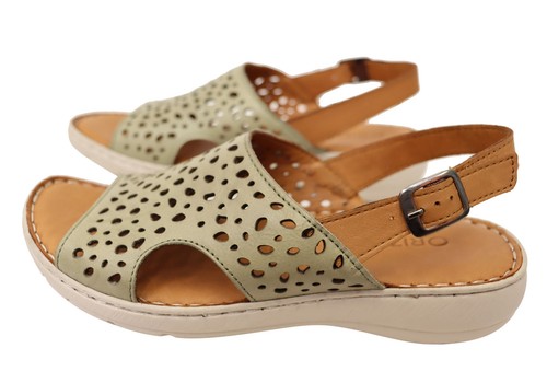 Brand New Orizonte Costena Womens European Comfortable Leather Sandals - Picture 7 of 14