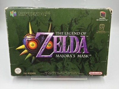N64 The Legend of Zelda Majora's Mask EUR Leer OVP Empty Box Only