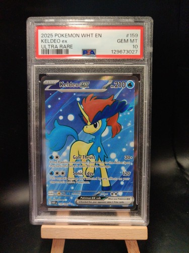 Keldeo ex PSA 10 159/086 Sv: White Flare Ultra Rare Full Art - Picture 1 of 2