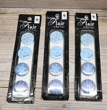 Lot of 3 Magic Scraps Designer Flair Scrapbooking Embellishment Pack