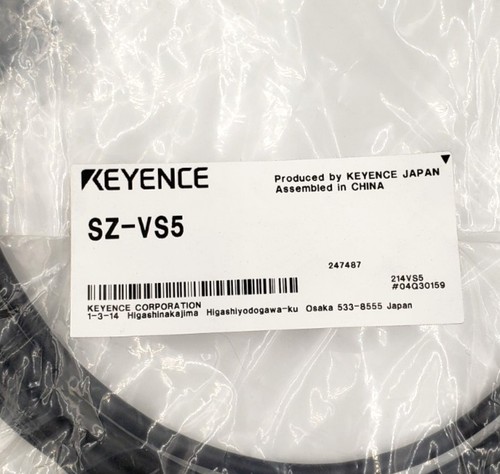 New Keyence SZ-VS5 Safety Laser Scanner Connection Cable 5 Meter Length 16.4' ft - Picture 3 of 6