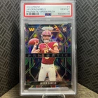 2024 PANINI PRIZM JAYDEN DANIELS PRIZMATIC GREEN ICE RC ROOKIE #3 PSA 10
