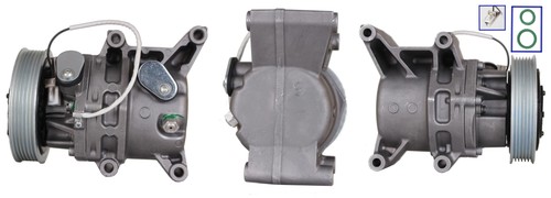 COMPRESSOR AIR CONDITIONING ACP01355 FOR MAZDA ZJ-46/VE 1.3L ZY05/ZY66 1.5L - Picture 2 of 9