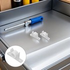  30 Sets Kunststoffperlenschnalle Küchenschrank -Türbefestigungen Federschnäpper