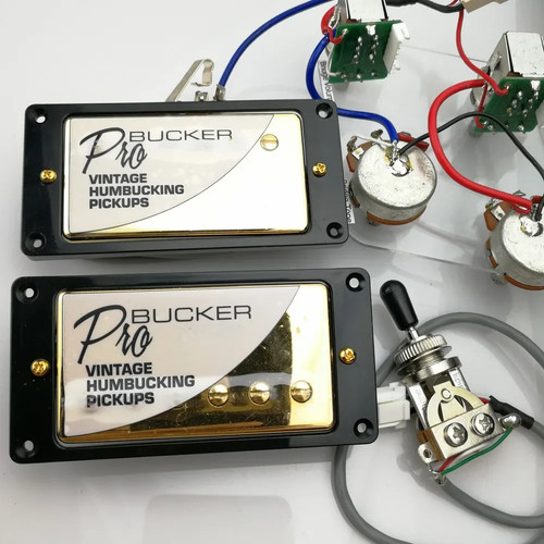 1 set of standard ProBucker Alnico electric guitar humbucking pickups - Picture 10 of 19