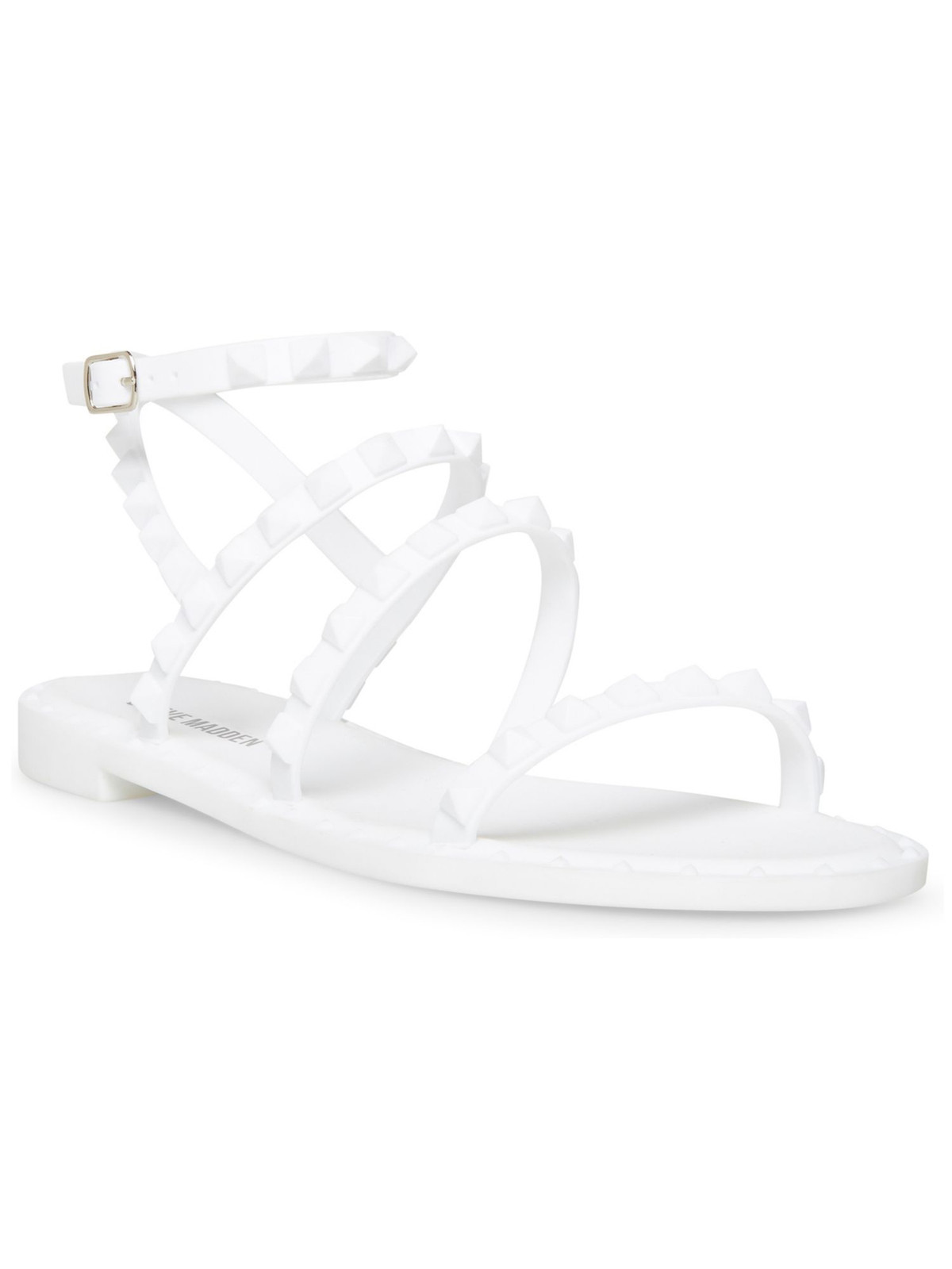 STEVE MADDEN / женские белые сандалии-гладиаторы Jelly Gladiator Travel-j с круглым носком 6