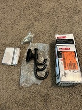 Delta Accolade Wall Mounted Expandable 3-Prong J-Hook Towel Hook NEW OPEN BOX
