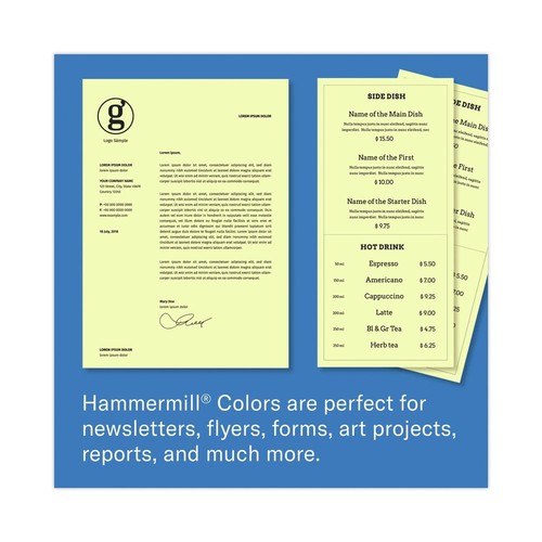 Hammermill 103341CT 8,5" x 11" 20 Pfund Bond Gewicht Druckpapier - Kanarienvogel 10/CT Neu - Bild 9 von 10
