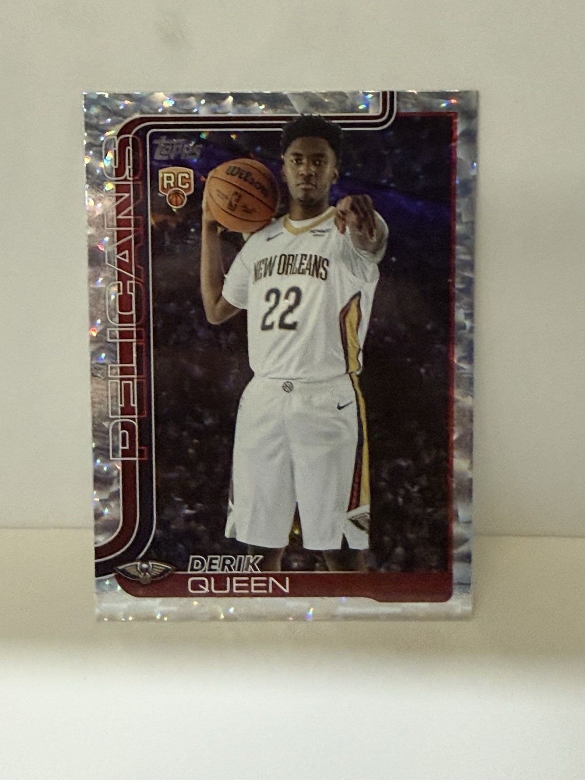 2025-26 Topps - Derik Queen #213 Crackleboard Foil (RC)