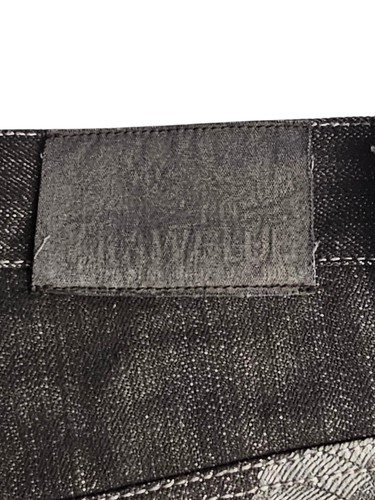 RAW BLUE Denim Jorts Men 36 Embroidered Shorts Y2K Ruthless Streetwear NWOT - Picture 12 of 15