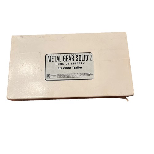 Metal Gear Solid 2 Sons of Liberty E3 2000 Trailer VHS Video Tape RARE - Bild 1 von 3