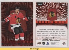 2023-24 Upper Deck Extended Series Seeing Red Connor Bedard #SR-45 Rookie RC