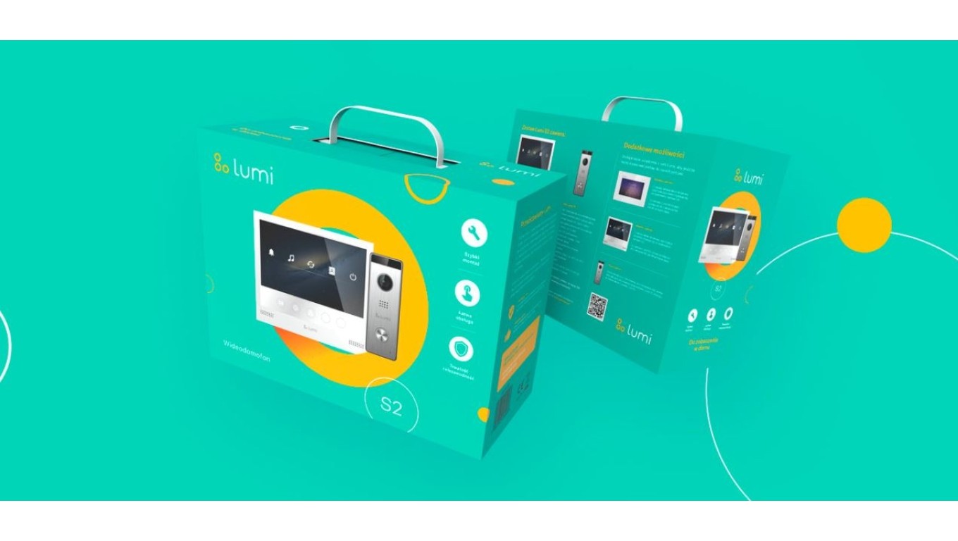 Zestaw Widedomofonowy Lumi S2, 7-дюймовый, Монитор LCD TFT, Панель P2 z kolorową ka
