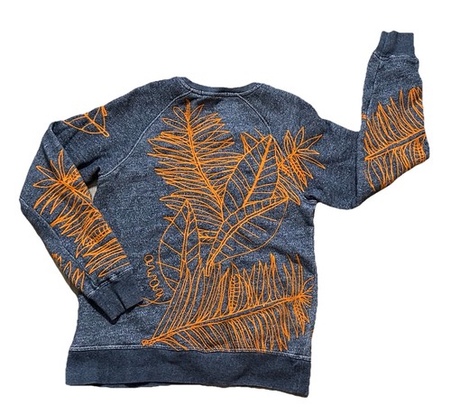 Suéter Scotch & Soda Melange para Hombre con Bordado Floral Botánico enredadera Talla M - Imagen 7 de 9