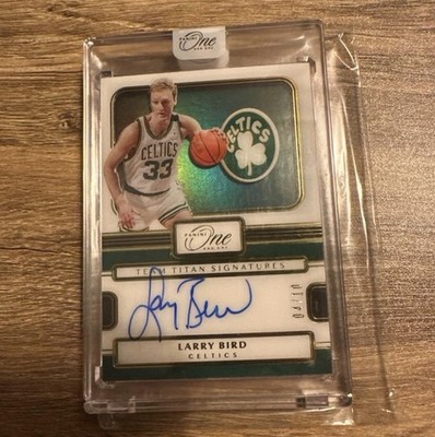 2023 Panini Gold Larry Bird Team Titan Signatures OnCard Auto4/10 Factory Sealed