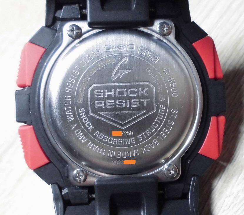 Casio G-Shock II DW-5500C-1 Reissue Tough Solar Watch kawaii