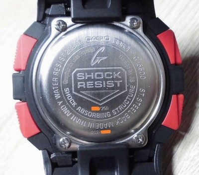 Casio G-Shock II DW-5500C-1 Reissue Tough Solar Watch kawaii