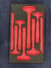 Snap-On Tools FMHBBD02B 6pc Striking Face Dead Blow Hammer Set Foam In Red