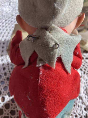 Vintage Elf Pixie Knee Hugger Christmas 1950s-60s, made in Japan - Picture 5 of 13