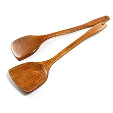 Wooden Spatula for Cooking Nonstick, Kitchen Wok one size, 