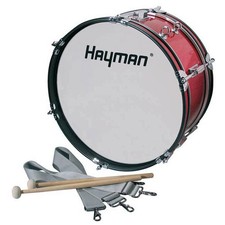 Große Trommel Hayman 18" Red Junior Marching Bass Drum Marching Drum NEU