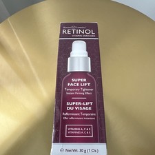 Retinol Super Face Lift Temporary Tightener Instant Firming Effect 1oz