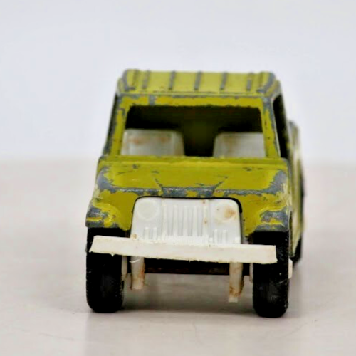 1969 Tootsie Toy Jeep Vintage Die Cast & Plastic Toy Car Lime Green - Picture 6 of 6