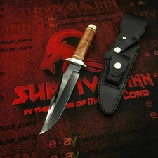 BOH-CUSTOM HANDMADE SPRING STEEL HUNTING SOG BOWIE KNIFE SURVIVAL KNIFE-REP