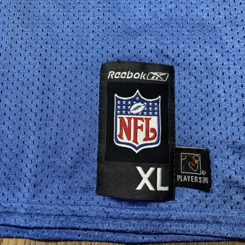 VTG Detroit Lions Roy Williams Reebok NFL Jersey Mens XL Football Blue #11 - Picture 6 of 13