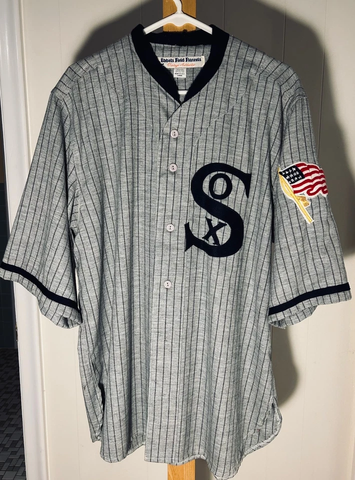 1917 White Sox Away Wool flannel Baseball Jersey, Shoeless Joe Jackson - Image 2 of 4