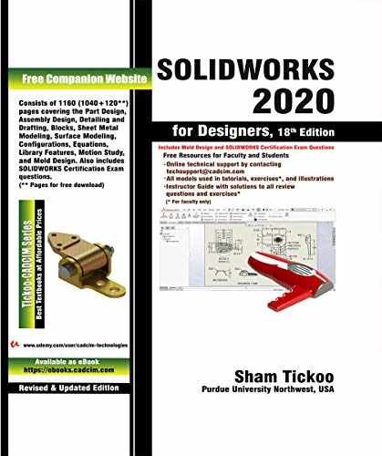 SOLIDWORKS 2020 for Designers, 18th - Paperback, by Prof. Sham Tickoo - Good - Picture 1 of 1