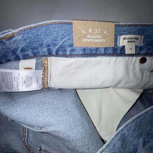 Madewell Relaxed Denim Shorts Blue Jeans Damen Gr. 32 Raw Hem Neu Mit Etikett - Bild 6 von 7