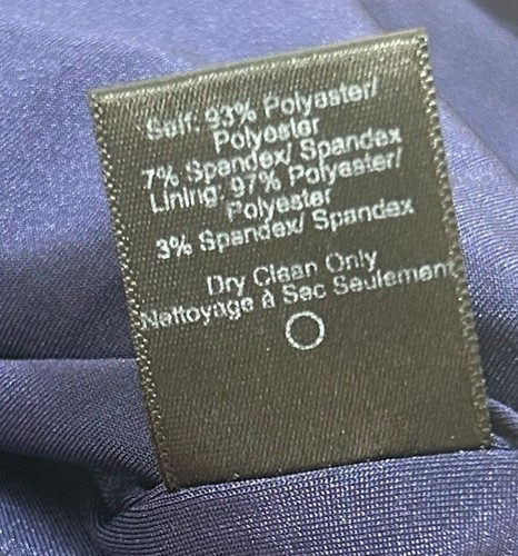 Dress the Population Mujer Azul Marino Lentejuelas Manga Larga Cóctel Espalda Baja Talla S - Imagen 7 de 16